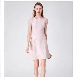 PORTS tweed sleeveless mini dress